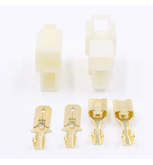 2 Way 6.3mm Housing Connector Kit PK8